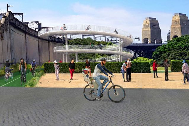 Cycke Ramp Sydney Harbour Bridge cycle ramp proposal falls flat | ArchitectureAu