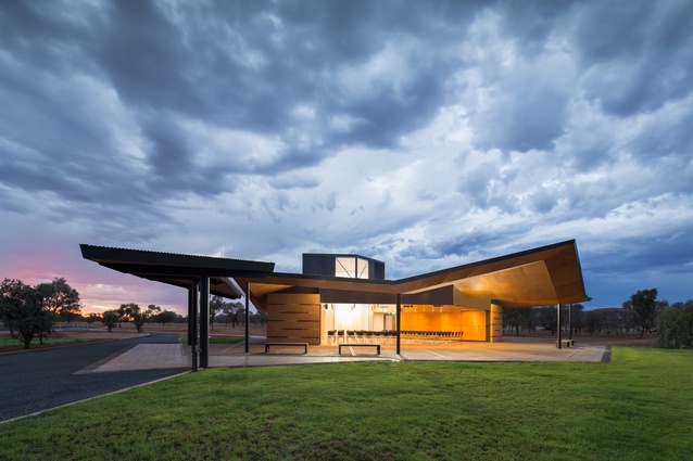Garden Cemetery Chapel by Susan Dugdale and Associates.