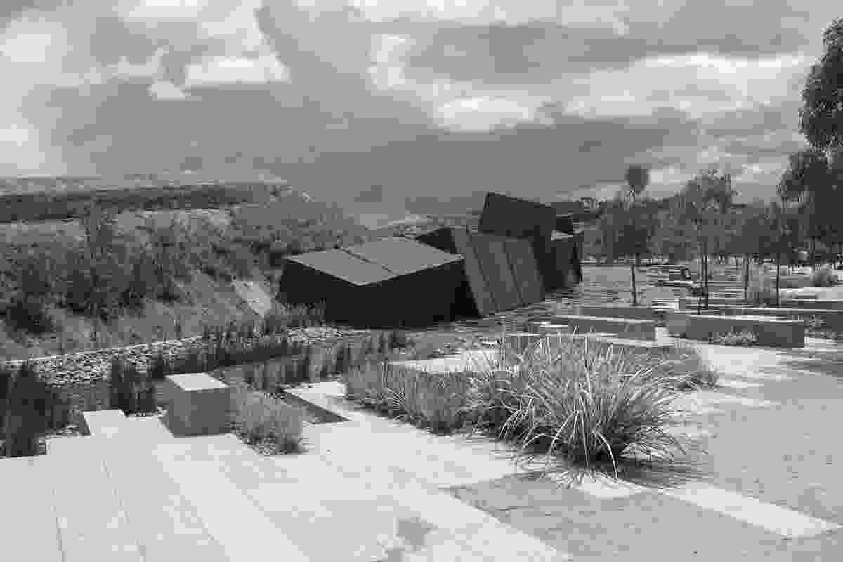 Making Landscape Architecture in Australia by Andrew Saniga: Escarpment Wall by Greg Clark.