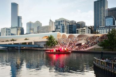 The winning design for the 2013 Flinders Street Station Competition by Hassell and Herzog and de Meuron.