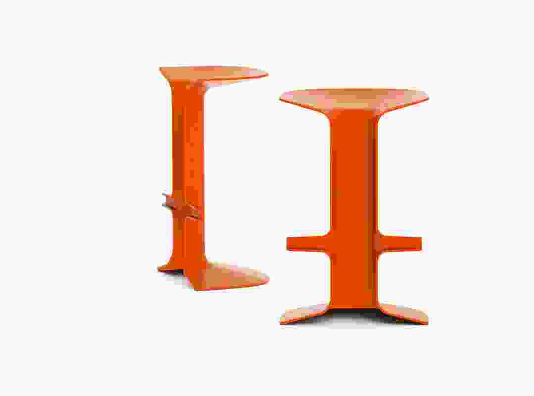 Counter Serif stool by Charles Wilson.
