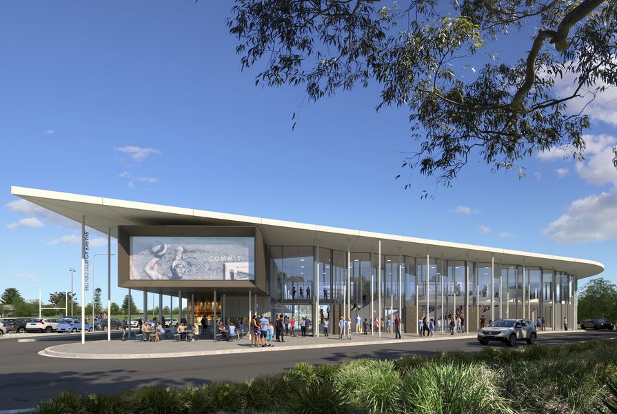 The Sharks Aquatic Centre, designed by Turner.