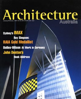 Architecture Australia, January 1997