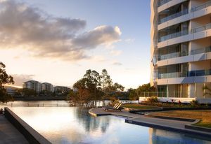 The new Waters Edge development.