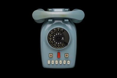 2+7 Telephone. Designed by Marcello Nizzoli, made by SAFNAT, Italy, 1958. 