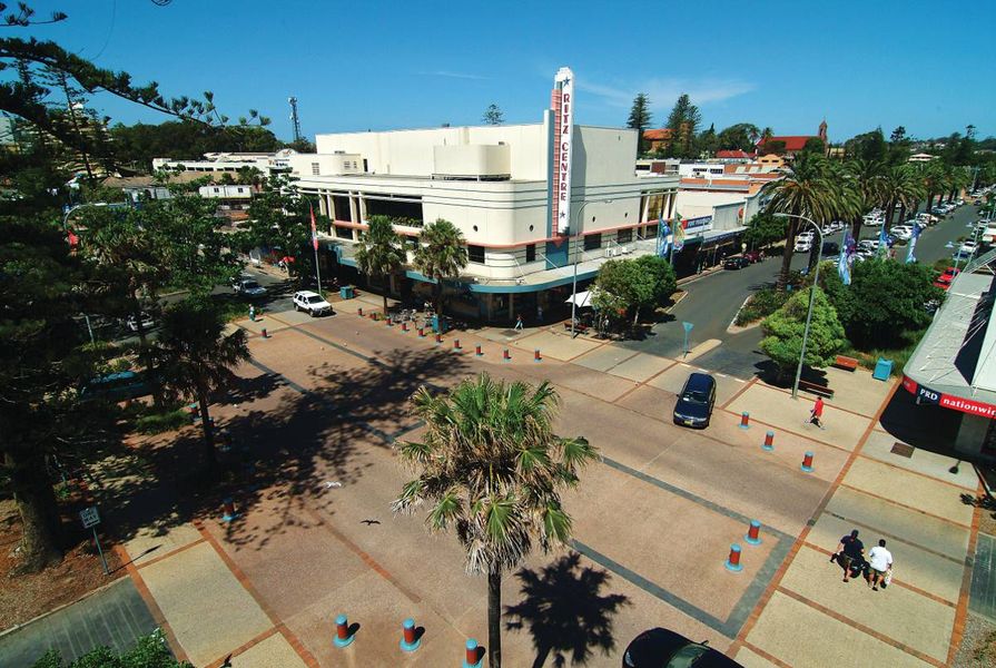 Intersection of Horton and Clarence Streets in Port Macquarie’s CBD.