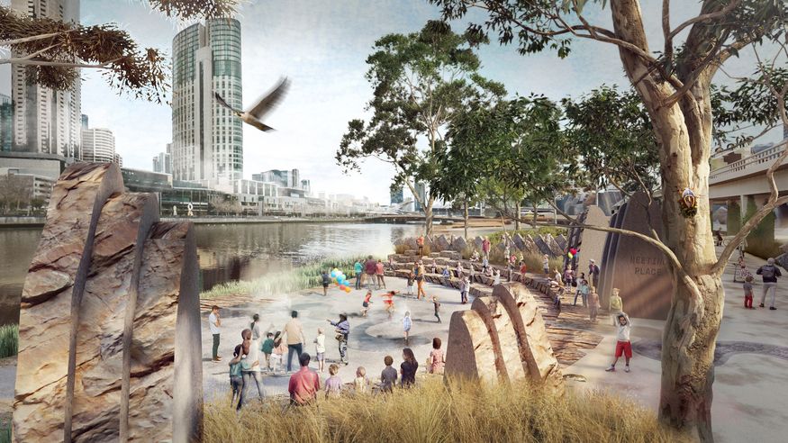 Draft masterplan released for Melbourne’s ‘Greenline’ | ArchitectureAu