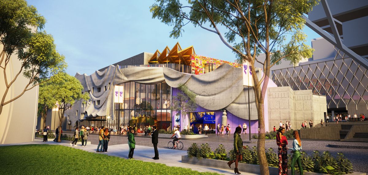 Curtain lifted on ARM's Geelong Arts Centre design ArchitectureAu