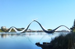 ‘Sinuous,’ ‘slender’ Perth footbridge to be constructed locally after offshore delays