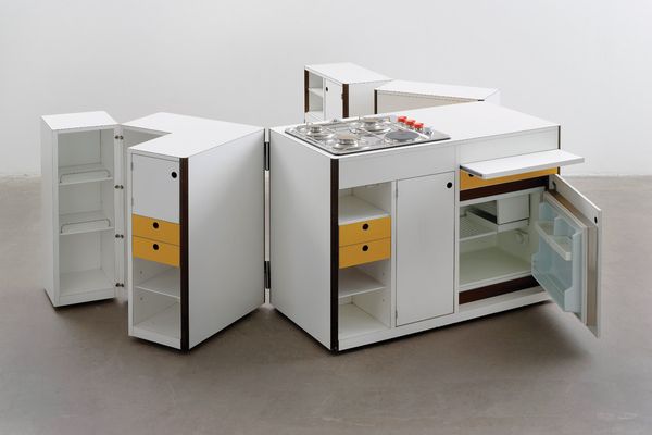 Virgilio Forchiassin, Living Space Mobile 
Kitchen Unit, 1968.