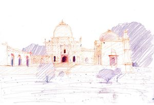 A drawing from Drawing for Landscape Architecture: Sketch to Screen to Site.