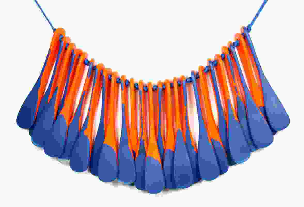 Collarbone necklace by Dinosaur Designs.