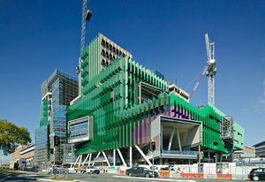 Lady Cilento Children's Hospital nearing completion.