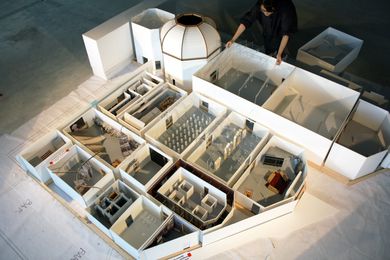 A model of the Giardini’s Central Pavilion, venue for the Elements of Architecture exhibition.