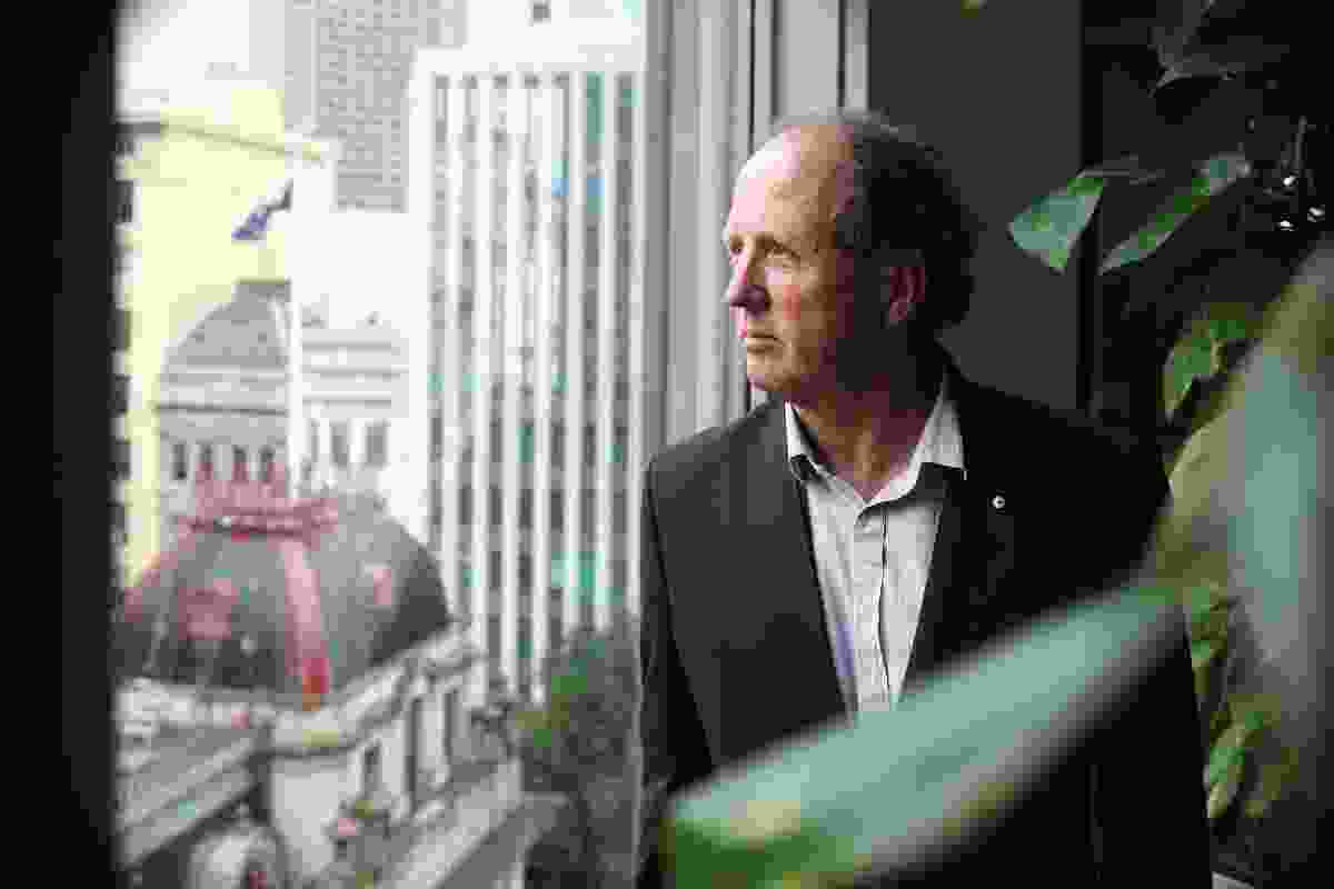 Rob Adams in his office at Council House 2 (CH2), Australia’s first building to be awarded a six-star Green Star design rating.