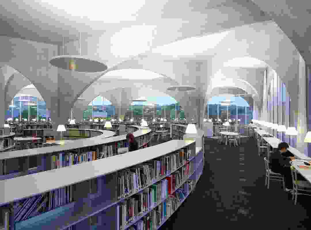 2004-2007: Tama Art University Library (Hachiōji campus), Hachioji-shi, Tokyo, Japan.