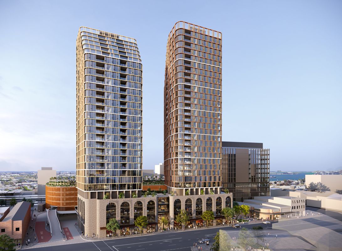 Revised designs for Newcastle towers unveiled ArchitectureAu