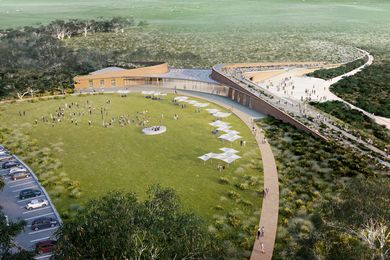Concept design for Twelve Apostles Visitor Experience Centre by Grimshaw and Aspect Studios.