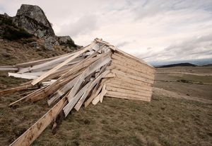 The Sloping House in Massif Central, France.