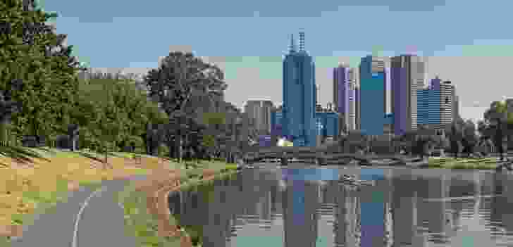 The Yarra River from Alexandra Avenue.